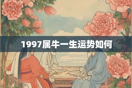 1997属牛一生运势如何