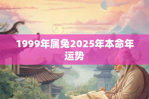 1999年属兔2025年本命年运势