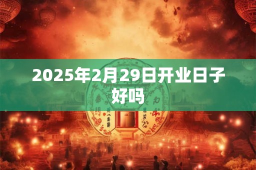 2025年2月29日开业日子好吗