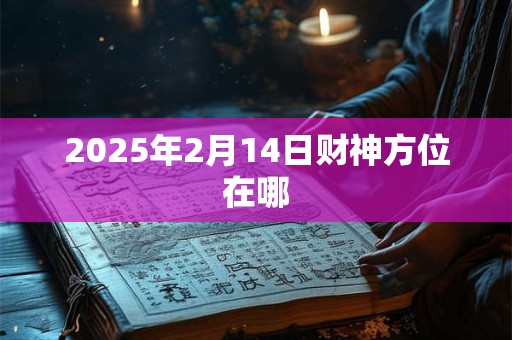 2025年2月14日财神方位在哪