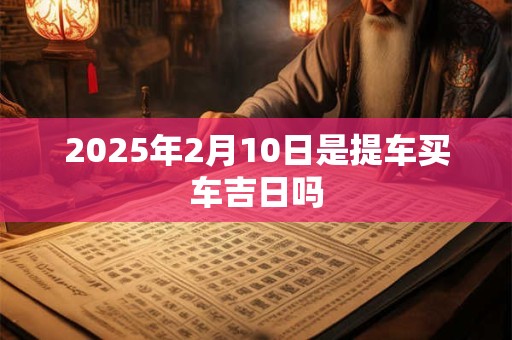 2025年2月10日是提车买车吉日吗