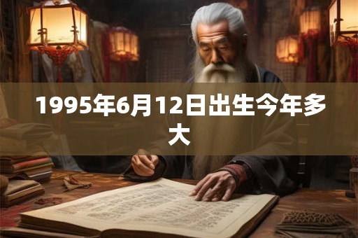 1995年6月12日出生今年多大
