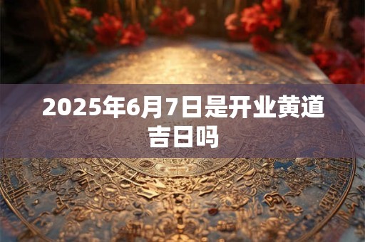 2025年6月7日是开业黄道吉日吗