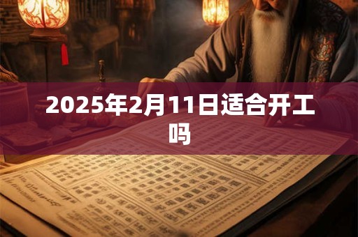 2025年2月11日适合开工吗