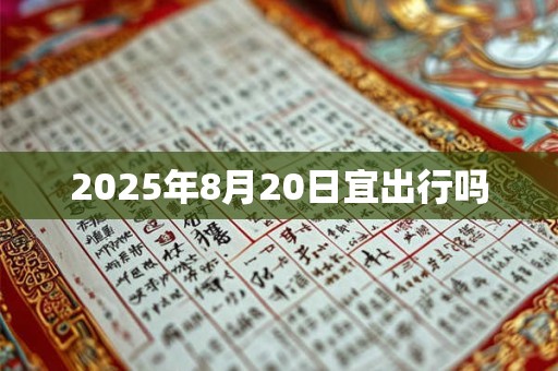 2025年8月20日宜出行吗
