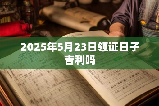 2025年5月23日领证日子吉利吗