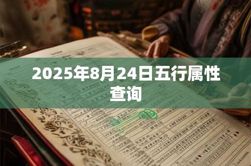 2025年8月24日五行属性查询