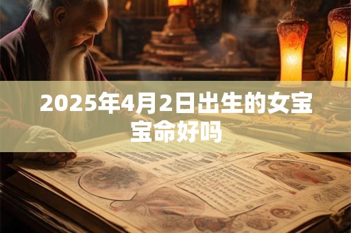 2025年4月2日出生的女宝宝命好吗