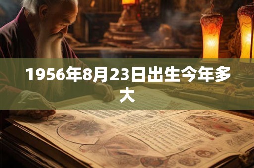 1956年8月23日出生今年多大