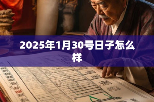 2025年1月30号日子怎么样