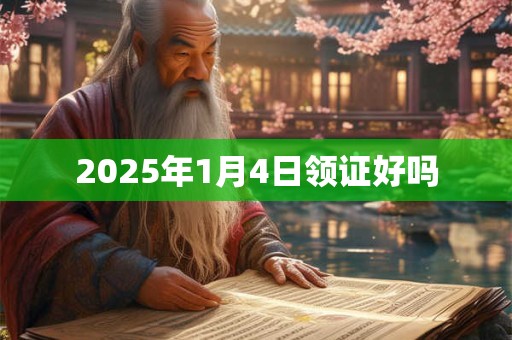 2025年1月4日领证好吗