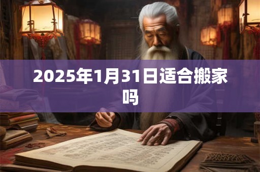 2025年1月31日适合搬家吗