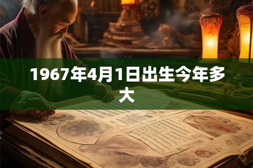 1967年4月1日出生今年多大