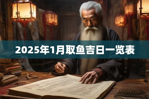 2025年1月取鱼吉日一览表