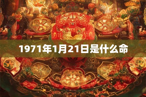 1971年1月21日是什么命