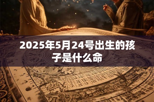 2025年5月24号出生的孩子是什么命