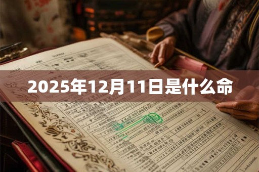 2025年12月11日是什么命