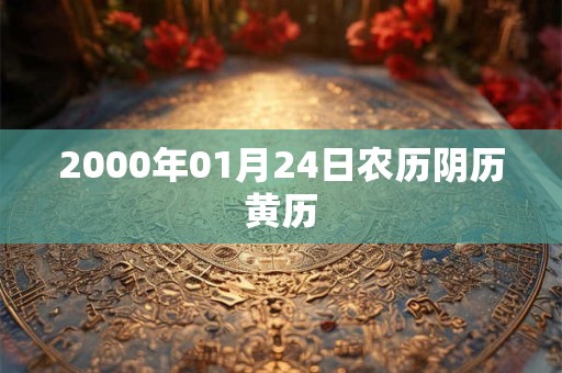 2000年01月24日农历阴历黄历