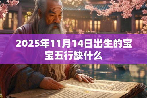 2025年11月14日出生的宝宝五行缺什么