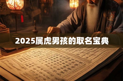 2025属虎男孩的取名宝典