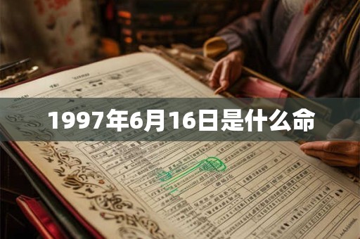 1997年6月16日是什么命