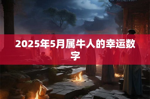 2025年5月属牛人的幸运数字