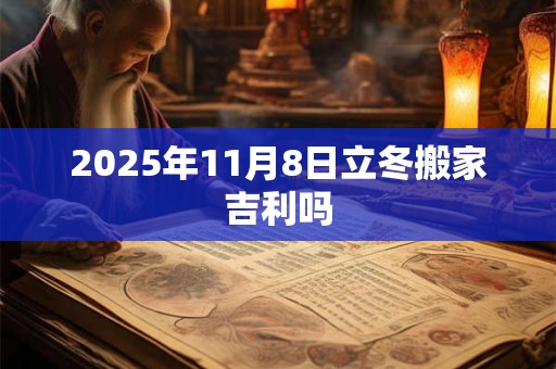 2025年11月8日立冬搬家吉利吗