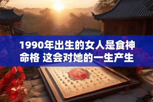 1990年出生的女人是食神命格 这会对她的一生产生怎样的影响呢