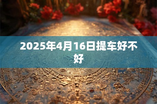 2025年4月16日提车好不好