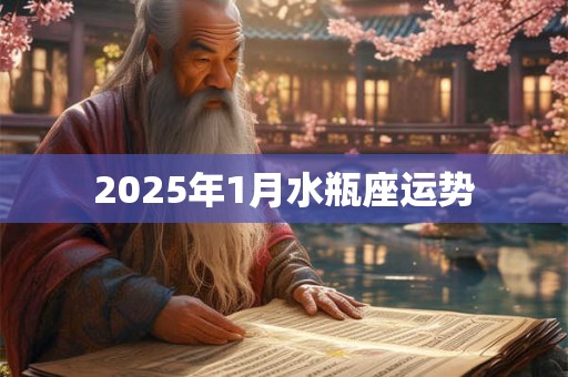 2025年1月水瓶座运势