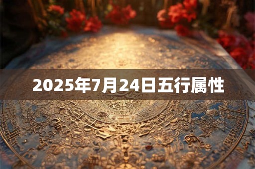 2025年7月24日五行属性