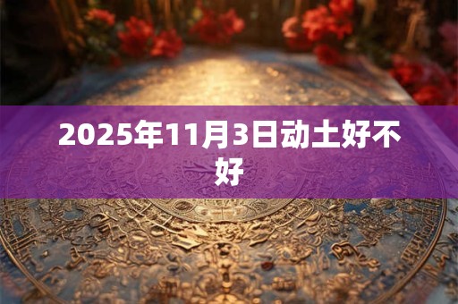 2025年11月3日动土好不好