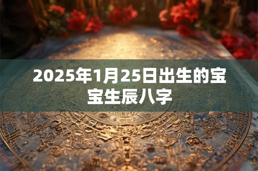 2025年1月25日出生的宝宝生辰八字