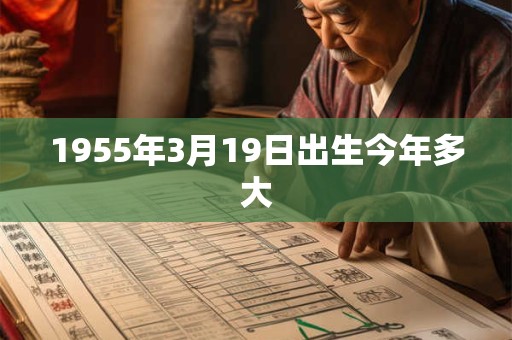 1955年3月19日出生今年多大