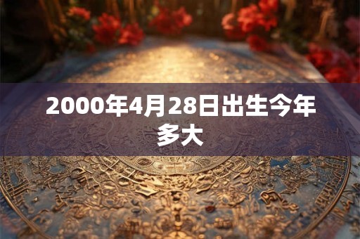 2000年4月28日出生今年多大