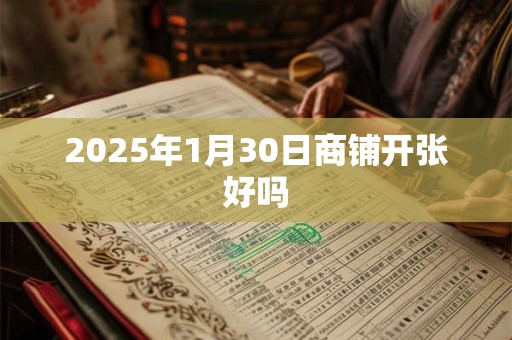 2025年1月30日商铺开张好吗