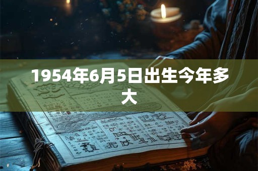 1954年6月5日出生今年多大