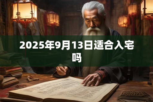 2025年9月13日适合入宅吗