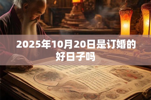 2025年10月20日是订婚的好日子吗