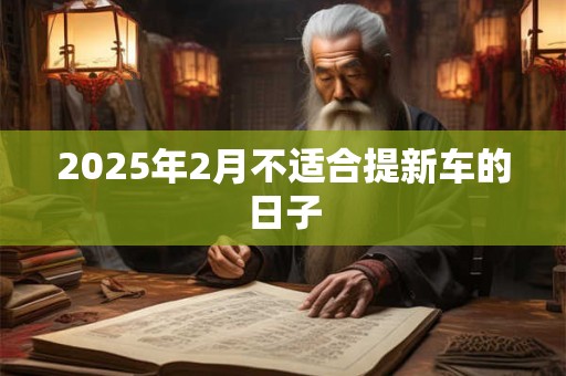 2025年2月不适合提新车的日子