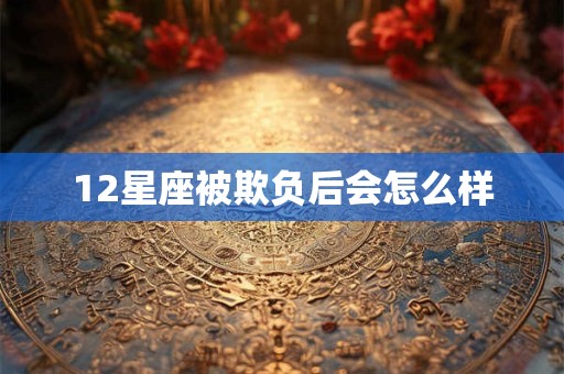 12星座被欺负后会怎么样