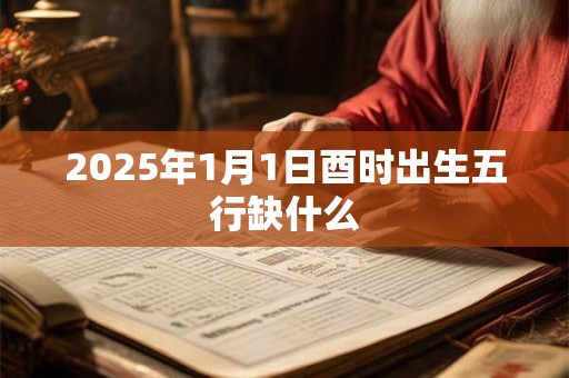 2025年1月1日酉时出生五行缺什么