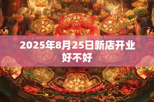 2025年8月25日新店开业好不好