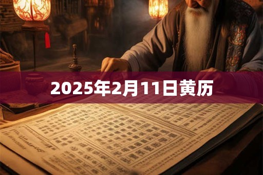 2025年2月11日黄历