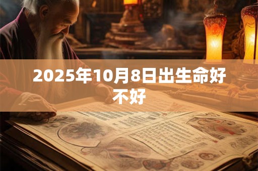 2025年10月8日出生命好不好