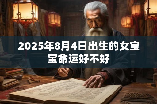 2025年8月4日出生的女宝宝命运好不好