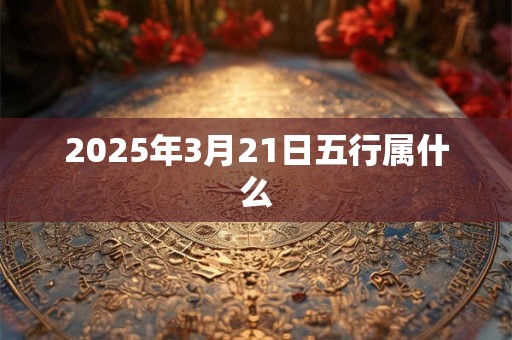 2025年3月21日五行属什么