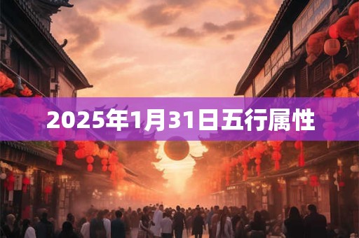 2025年1月31日五行属性