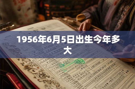 1956年6月5日出生今年多大