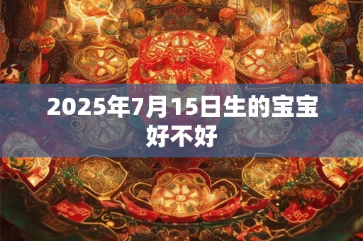 2026年7月15日生的宝宝好不好